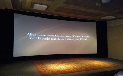 Geburtstagsüberraschung im Kino